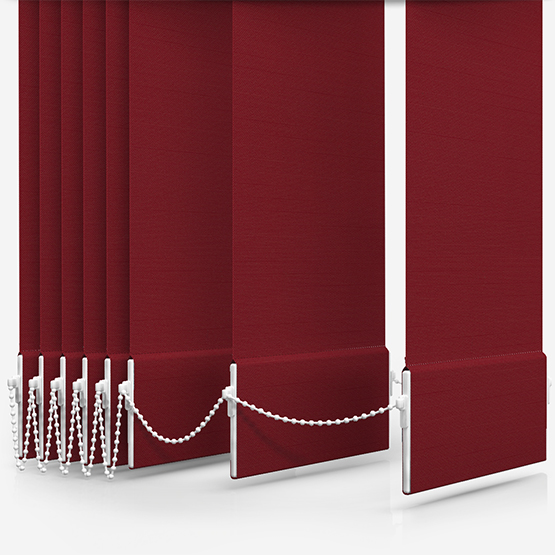 Elements Dimout Red Vertical Blind